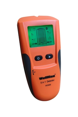 Wellhise Wd688 5'i 1 Arada Dijital Duvar Tarayıcı - Sıva Altı Kablo, Metal Ve Ahşap Bulucu Detektör