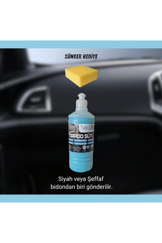 Velvox Torpido Bakım Sütü 500 Ml Jel Formu + Sünger