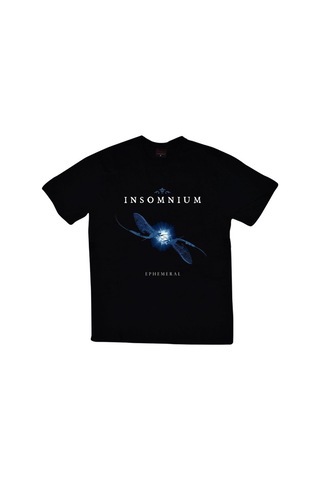 Insomnium Baskılı T-shirt SIYAH Siyah