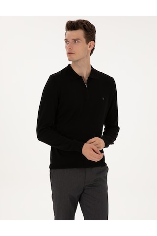 Pierre Cardin Erkek Siyah Kazak /triko 50314191-vr046 Siyah