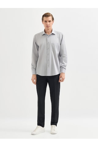 Karaca Erkek Regular Fıt Gömlek-açık Gri 11.25s.04.310 Açık Gri