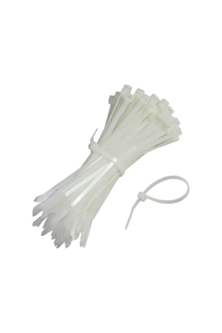3.6 250mm - Siyah - 25cm Kablo Bağı - Cırt Kelepçe