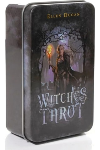 Dükkan Design Metal Kutulu Tarot Kartları - Withches Tarot