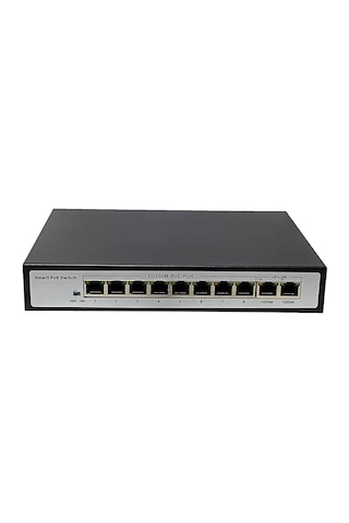 Rdx 8+2 Port Ethernet PoE Switch - 8x PoE Ports + 2x Gigabit Uplink