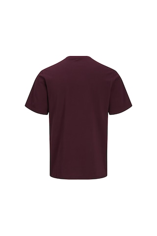 Jack & Jones Erkek Bisiklet Yaka Gögüs Baskili Tisört - Noge - 12310399 Port Royale