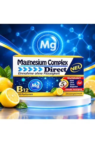 Magnesium Complex Direct Limon Aromalı 20 Porsiyon