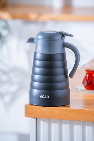 Acar Karat X Paslanmaz Çelik Boğum Detaylı Termos Siyah - 1.5 L Siyah