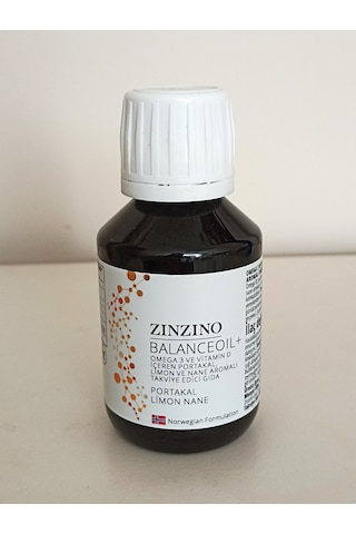 Zinzino Balanceoil Omega 3 Ve D Vitamini İçeren Portakal Limon Ve Nane Aromalı 100 Ml