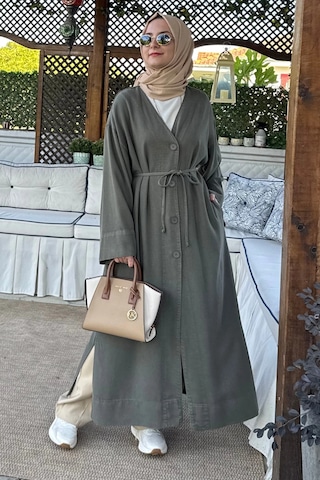 Rabia Şamlı Nazenin Kot Tencel Kap Çağla Normal