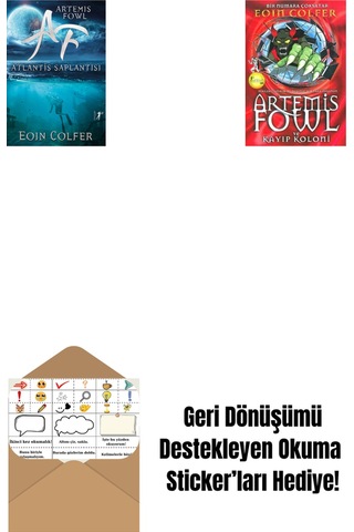 Artemis Fowl 7 - Atlantis Saplantısı + Artemis Fowl 5 - Kayıp Koloni + Okuma Sticker'ları