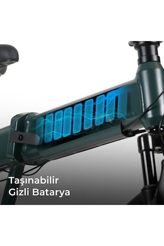 OLA EFD3 Gizli Bataryalı Katlanabilir Elektrikli Bisiklet 20”