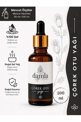Biodamla Natural Çörek Otu Yağı 100 Ml