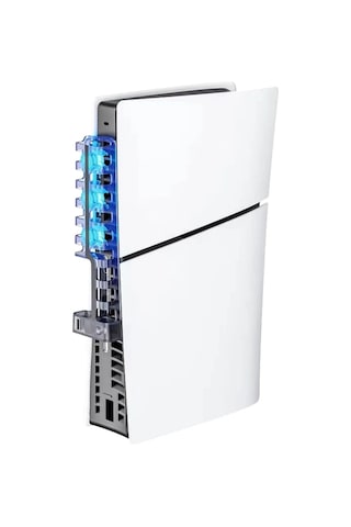 Pg-p5s005 Ps5 Slim Disk-ps5 Slim Dijital Uyumlu 3 Kademeli Led Işıklı Arka Soğutucu Fan