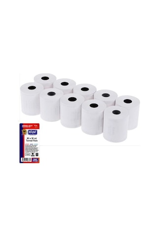 Termal Rulo Kağıt 80 MM x 30 M 10'lu
