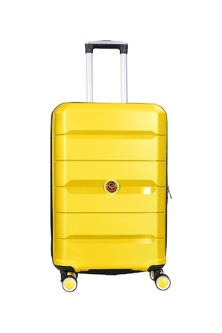 Npo Diamond Pp Polipropilen Küçük Boy Kırılmaz Valiz-sarı Sarı