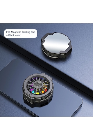 Novahub Yüksek Hızlı Soğutma Pad, Usb-c, Sessiz, 67-88mm Uyumlu, 112 Karakter, Siyah/beyaz