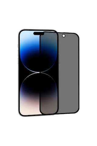 Ally İphone 14 Pro 6.1 3d Full Privacy Gizlilik Cam Ekran Koruyucu Anti-spy- 5775