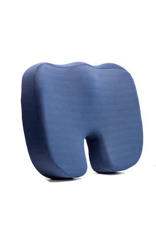 Viscower Visko Coccyx Ortopedik Hemaroid Oturma Minderi Lacivert