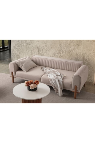 Galata 3+1 Koltuk Takımı Sütlü Kahve