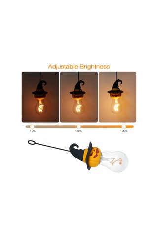 Wezone Halloween Dekorasyon: Ay Ve Yıldız Şekilli Filament Ampul, 3 Parlaklık Seviyeli, Şarj Edilebilir, Silikon Askılı, Sıcak Beyaz Işık Gümüş