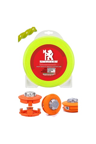 Swazer Otomatik Kafa Tırpan Misina Başlığı Ve Tırpan Misinası