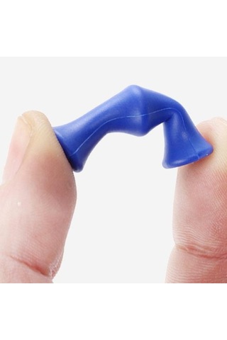 2 Çift Bowstring Parmak Koruyucular Yumuşak Silikon Okçuluk Olimpik Parmak Koruma Hızlı Ribaund Güvenli Ok Konumlandırma Okçuluk Rulo