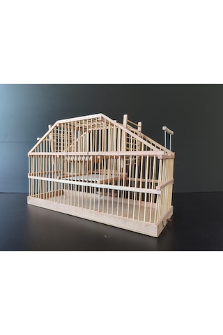 Çotanaklar Kafes Otomatik Kapanca Ahşap 2'li