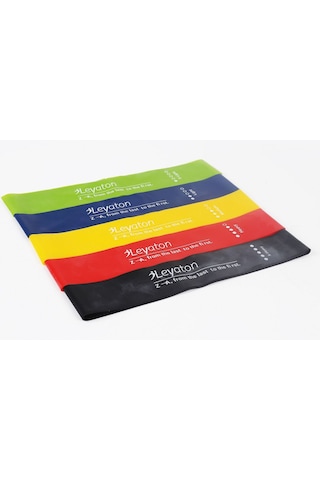 Leyaton Latex Aerobik Band 1.1 Mm Extra Sert Siyah