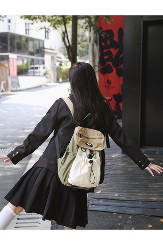 Lyon Açık Dağcılık Sırt Çantası Hafif Seyahat Sporları Günlük Sırt Çantası - Haki Haki