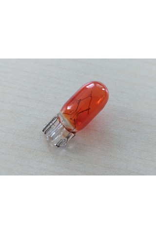 T10 Dipsiz Ampul Turuncu 4adet 12v İthal T10 Park, Sinyal, Plaka, Geri Vites Ampulu