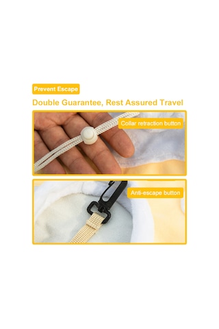 Moveevo Çok Renkli Sevimli Kedi Taşıma Çantası - Kanvas Omuz & Göğüs Askılı Evcil Hayvan Çantası, Açık Hava Seyahat Tote