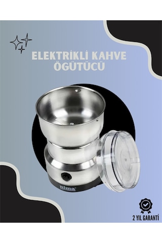 Paslanmaz Çelik Kahve Değirmeni Düşük Gürültü, Yüksek Devir, Fı Renkli