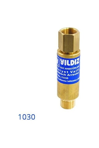Yıldız 1030 Alev Emniyet Valfi Oksijen