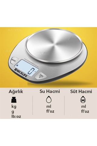 Ek 4352h Sıvı Hacim Ölçebilen Mutfak Terazisi