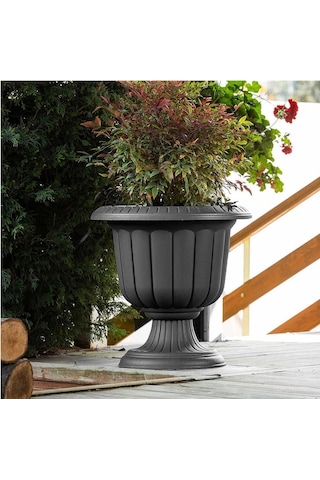 Serinova Nergiz Saksı 25.3 Litre Antrasit