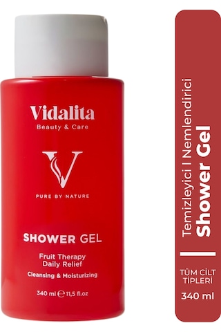 Vidalita Beauty & Care Fruit Therapy Çilek Çekirdeği & Argan Yağı İle Besleyici Ve Canlandırıcı 340 ML