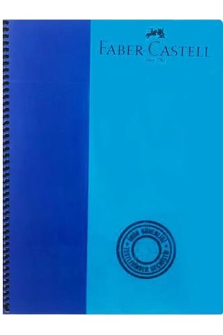 Faber-Castell Bicolor Spiralli Defter 100 Yp. A4 Çizgili