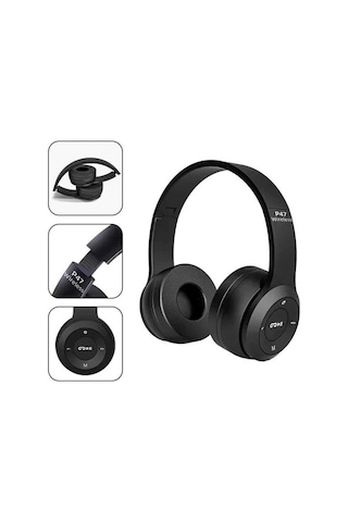 Kulak Üstü Bluetooth Kulaklık Yüksek Ses Kaliteli Ayarlanabilir Çok Renkli