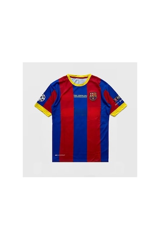 Lionel Messi 2010-11 Sezonu Barcelona Nostalji Yetişkin Forması Ö Lacivert