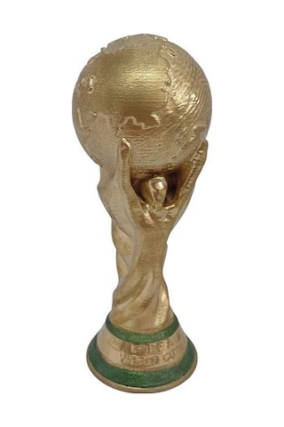 15 Cm Dünya Kupası - Gold Kaplama Dünya Kupası Altın