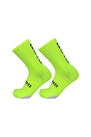 Yeşil Pro Yarış Sıkıştırma Bisiklet Çorap Sıkıştırma Nefes Dağ Bisikleti Yarış Çorapları Erkek Kadın Calcetines Ciclismo Hombre Yeşil