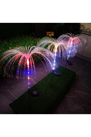 Lexroo Avatar Denizanası Solar Bahçe Lambası Rgb Renk Değiştiren Güneş Enerjili Led Dekoratif Çim Diğer