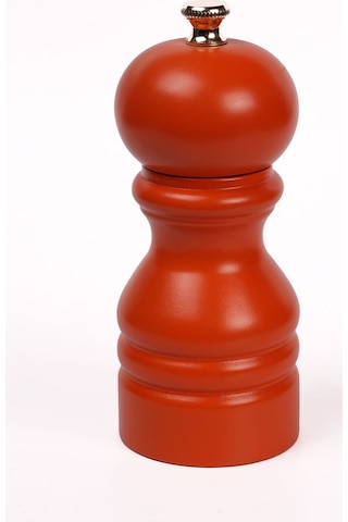 Kiremit Ahşap Tuz Ve Karabiber El Değirmeni Öğütücü Grinder 12 Cm Kiremit