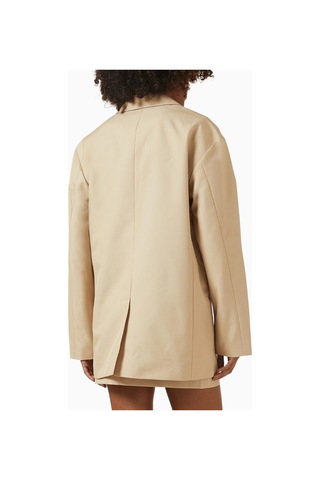 Represent Rampage Oversized Cotton Blazer, Lüks, Şık Ve Rahat Oversize Blazer Bej