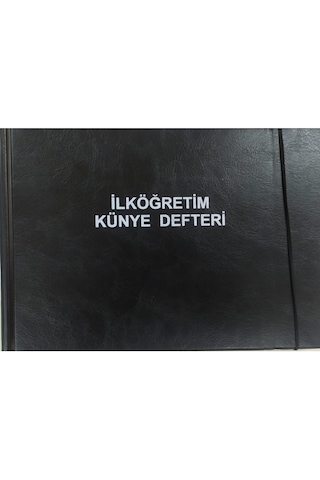 Kocaoluk İlköğretim Künye Defteri 100 Yp