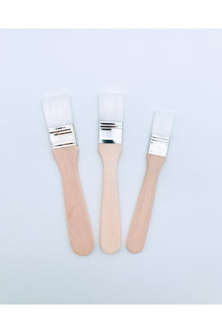 Hannah Bomeijia 3lü Zemin Fırçası Beyaz Kıl Fırça