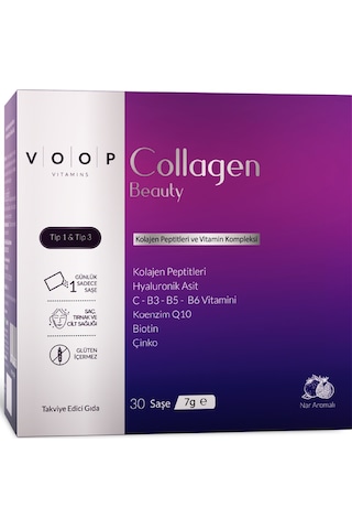 Voop Collagen Beauty 5500 Mg Nar Aromalı 30 Saşe x 40 ML