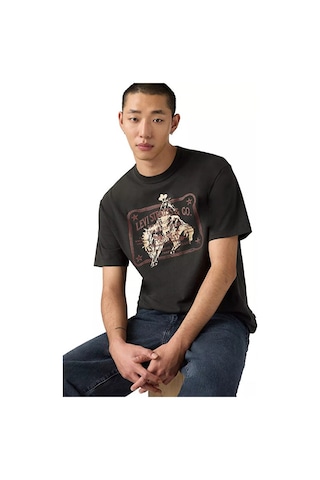 Levi's Vintage Fit Graphic Erkek Siyah Tişört-87373-0401 Siyah
