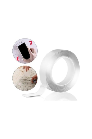 Çift Taraflı Nano Bant 2 Metre - 9039724859985kymk