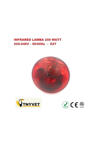 Tnyvet İnfrared Isıtıcı Lamba 250 Watt
